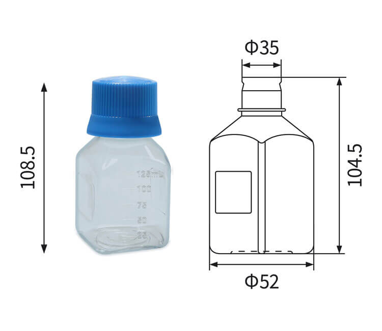 25-1000ml PET / PETG方形血清瓶源头厂家| 珠海市安迪尔